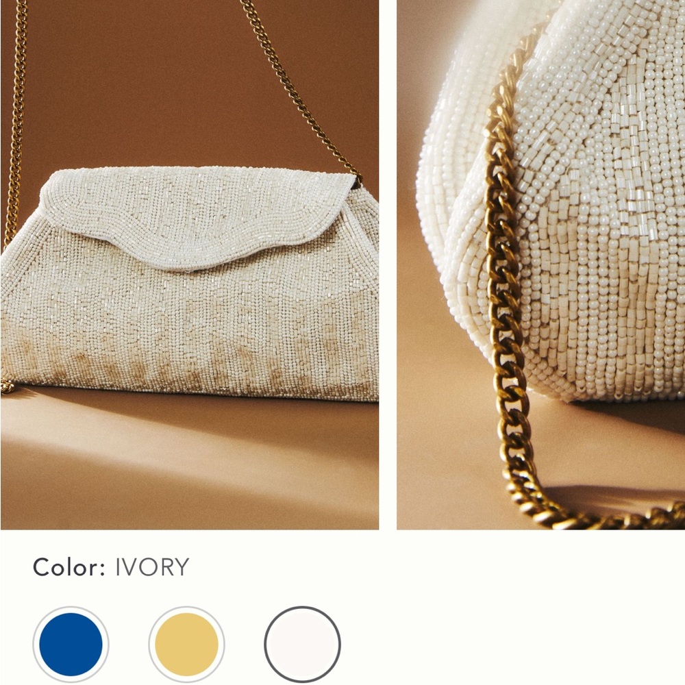 BHLDN brand new wedding clutch